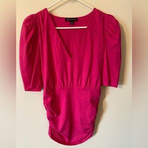Hot pink INC International Concepts top.